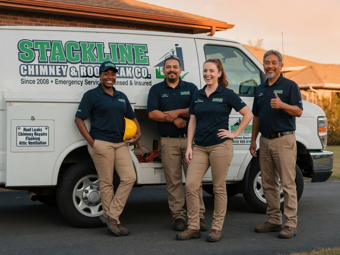 Chimney flashing repair company in Hineston, LA
